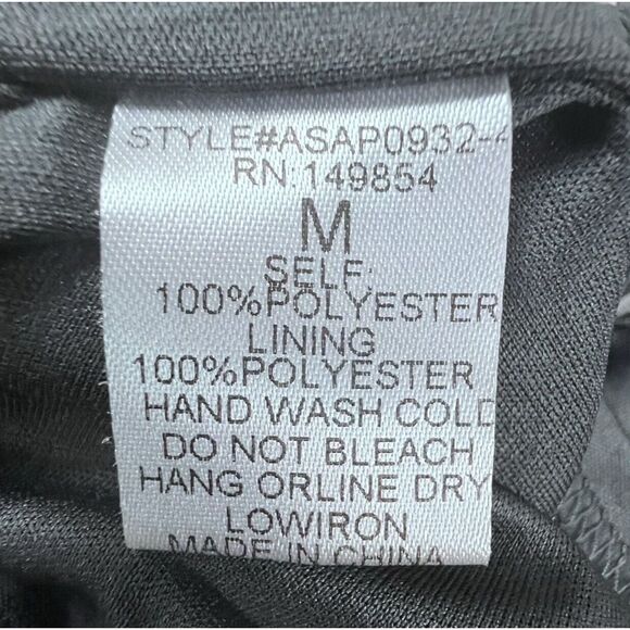 Sadie & Sage Palm Leave Aloha Ruffled Hem Lined Pull On Shorts Size Medium - Picture 4 of 7